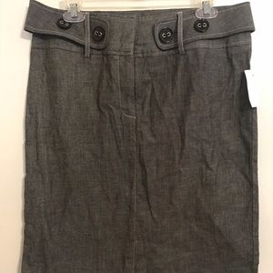 Gray Charlotte Russe Pencil Skirt